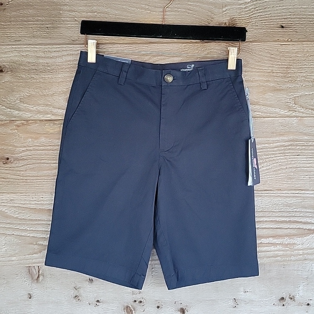 Vineyard Vines Size 14 Navy Blue 9 Inch Breaker Shorts NWT